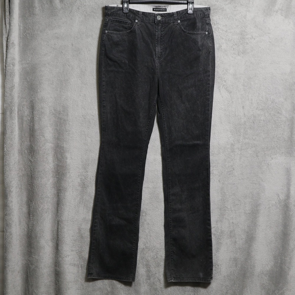 Monfrere Clint Jeans Mens 35x35.5 Black Charcoal Japanese Denim Made in USA